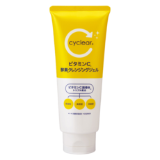 KUMANO 熊野油脂 cyclear 維他命C酵素 卸妝凝膠, 200g, 1件