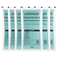 위쁨 파라핀왁스 민트 미니 300g, 6개