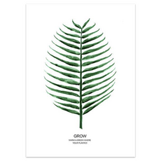 스마트차니 노르딕 그린 식물 감성 아트포스터 타입 11