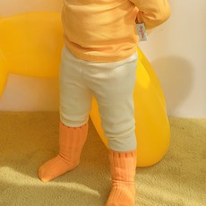 베이비블리 말랑 골지 긴 레깅스