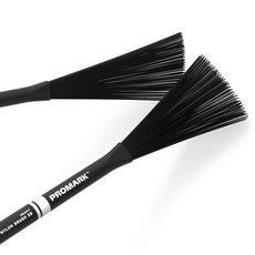 D'Addario ProMark 重型尼龍鼓刷 683234 PMNB2B 2入, 1個, 黑色