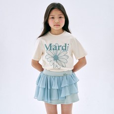 Mardi Mercredi 兒童花卉瑪莉丹棉質T恤
