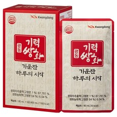 광동제약 기력쌍화, 5개, 80ml