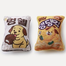 아엠댕댕 강아지 장난감 2종 세트, 1세트, 멍쉘, 댕댕킥