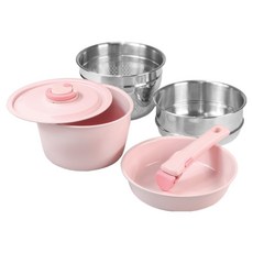 Little Hertz IH電磁爐適用 陶瓷塗層 Moru 炊具5件組