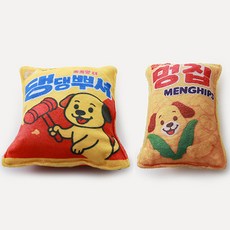 아엠댕댕 강아지 장난감 2종 세트, 1세트, 댕댕뿌셔, 멍칩