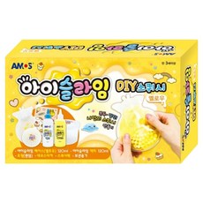 아모스 아이슬라임 DIY 스퀴시, 1개, 옐로우