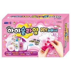 아모스 아이슬라임 DIY 스퀴시, 1개, 핑크