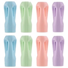 마르벨라 펜홀더 연필 교정기 4종 x 2p 세트, 블루, 그린, 핑크, 퍼플, 1세트