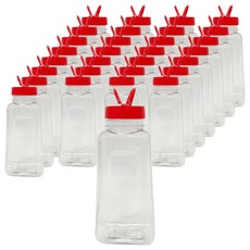 대경 ARS 후추 구형캡 조미료페트용기 적색, 30개, 900ml