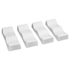 로벤조 본차이나 수저받침, 화이트, 4개 화이트, 4개