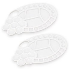 핸디랩 간편 수채화 플라워 팔레트 대형, 2개, 27칸