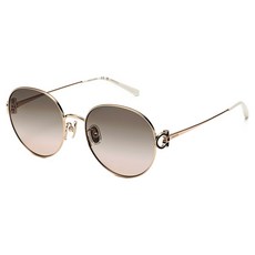 Salvatore Ferragamo 菲拉格慕 男女通用橢圓形太陽眼鏡 SF343SLBK 780 56