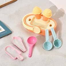 모던하우스 미니샌드토이 아이스크림 바스켓 22 x 12 x 17 cm 11p 세트, 멀티, 1세트