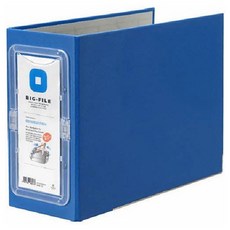 문화산업 손잡이형 파이프바인더 군자 7A A4 7 x 9 cm B892, 청색, 1개