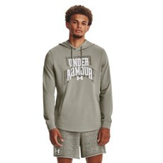 언더아머 남성용 UA 라이벌 테리 그래픽 후디 1379766-504