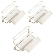 코지웰 물빠짐 컵 트레이 식기건조대, 화이트, 3개, 2단