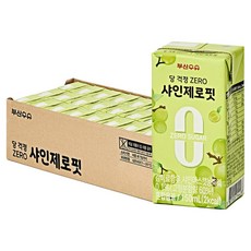 부산우유 샤인제로핏 음료, 24개, 150ml