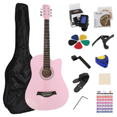 블루엔젤 GRIT 입문용 통기타, 베이비핑크, 1세트, BA-01