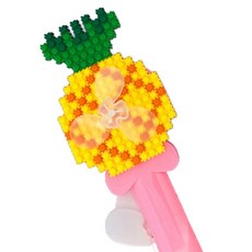 디폼블럭 여름 과일 특허 손선풍기 만들기 세트 파인애플, 랜덤발송, 1세트