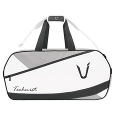 테크니스트 3단 배드민턴 라켓백, white+gray, 1개