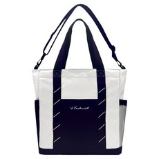 테크니스트 NEW 배드민턴 토트백, WHITE + NAVY, 1개