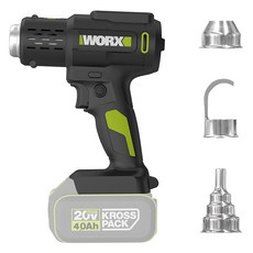 웍스 충전 열풍기 베어툴 20V BL WU040.9, 1개