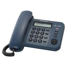 Panasonic 免持擴音有線來電顯示電話機 深藍色, KX-TS580GC