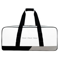 테크니스트 2단 배드민턴 라켓백, WHITE + BLACK + GRAY, 1개