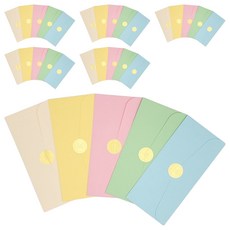 스토리 멜로우 편지&용돈봉투 5종 x 6p + 골드스티커 30p 세트, 혼합색상, 1세트