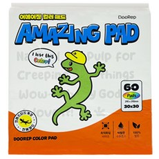 두렙 어메이징패드 칼라패드 도마뱀 크레바닥재 30 x 30 cm