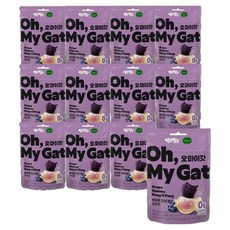 비비고 탱글탱글 오마이갓 붕어빵 모양 젤리 포도, 12개, 40g