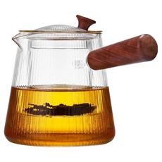 앞날창창 내열 유리 티포트 1000ml, 투명, 1개, 단품