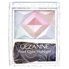 CEZANNE 特別版 珠光光澤打亮餅 2.4g, 1個, SP2 浪漫綻放
