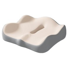 쉼표온 자세교정 메모리폼 임산부방석, 02 베이지, 1개