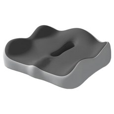 쉼표온 자세교정 메모리폼 임산부방석, 04 그레이, 1개