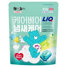 LiQ 香氛威力祖母綠綻放香膠囊洗衣精, 1個, 45入