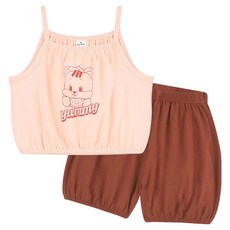 Milk Baby 大口吃西瓜松鼠家居服上下套裝