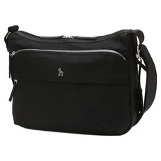 헤지스 아이코닉 로고 크로스백 HJBA6E715BK