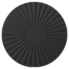 다소니 감각적인 무드 플리츠 컵받침, 다크그레이, 1개