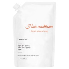 러벤더 보습 영양 두피케어 리페어 모이스처라이징 헤어 컨디셔너 리필, 1개, 2L