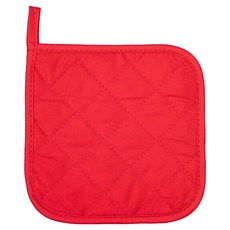 사푸은 모던 키친 레이어드 누빔 컵 매트, 레드, 1개