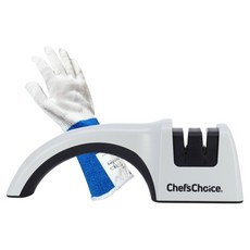 Chef's Choice 445 磨刀器 + 加長型安全手套組