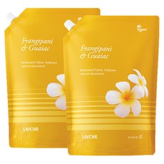 라브아 퍼퓸 초고농축 비건 섬유유연제 프랑지파니 앤 가이악, 2L, 1개입, 2개