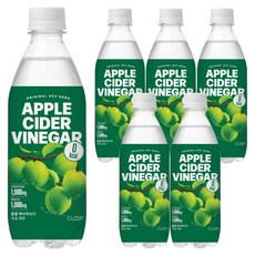 클룹 애사비소다 매실 제로 탄산음료, 500ml, 6개