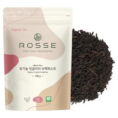 로쎄 유기농 잉글리쉬 브렉퍼스트 티 리필용 파우치, 100g, 1개입, 1개