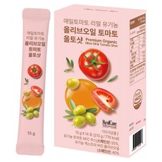 리얼케어 매일 토마토 리얼 유기농 올리브오일 토마토 올토샷 14p, 1개, 14회분