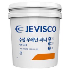 제비스코 수성 우레탄 퍼티, 12kg, 1개, 화이트