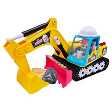 핑크퐁 베베핀 힘센중장비 포클레인, 혼합색상, 1개