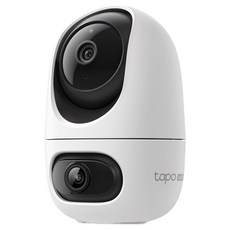 티피링크 2K 3백만화소 듀얼렌즈 고정형 회전형 Wi-Fi 보안 카메라 실내용, 1개, Tapo C245D